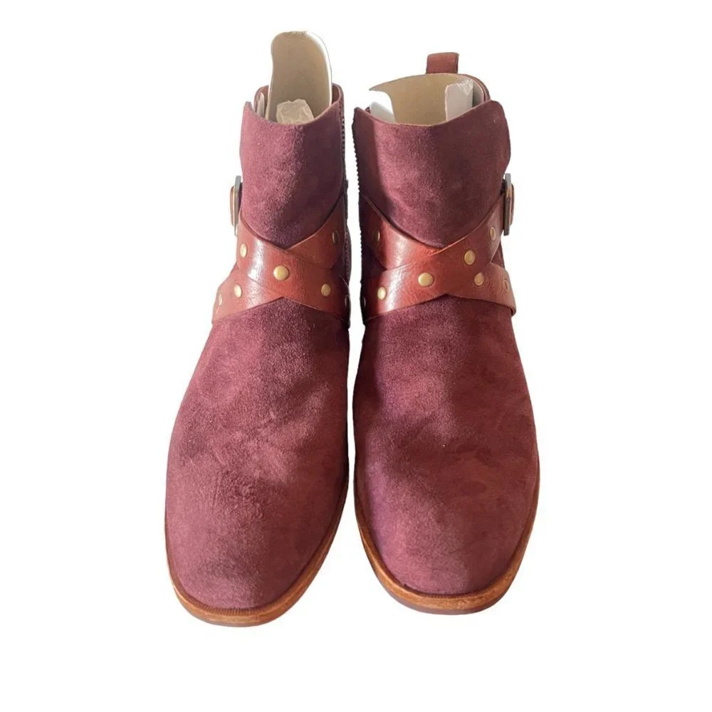 Kork-Ease® Kenai  Burgundy Leather Bootie